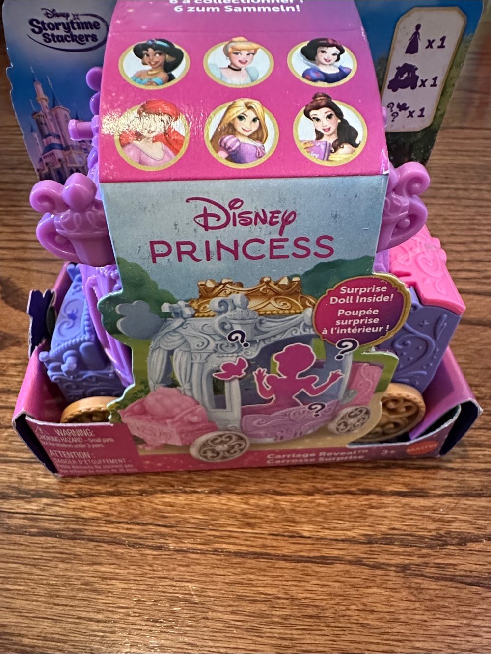 NWT Disney Princess Carriage Reveal Mattel surprise toy Rapunzel
